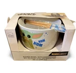 Official Mandalorian Baby Yoda Ramen Bowl & Chopsticks Set - Dishwasher Safe. Fixed Price $30.00.
