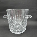 Gorham Full Lead Crystal King Edward Ice Bucket Champagne Wine Cooler Handles 7". Fixed Price $66.90.