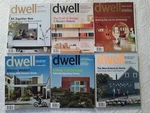 Dwell Lot Of 6 Magazines Oct 2007 Thru March 2009 Architecture Design. Fixed Price $24.50.