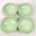 Arrowhead Salad Cereal Bowl Set 4 5IN Light Green Melamine Env 700 Vintage Mcm. Fixed Price $11.49.