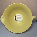 Norpro Grip-ez 4 Quart Melamine Mixing Bowl With Handle Spout Cream Yellow. Fixed Price $33.50.