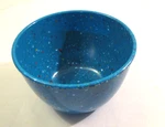 Zak Designs Confetti Bowl Turquoise Blue Melamine Cereal Soup 5 1/4" Small. Fixed Price $18.00.