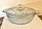 The Pioneer Woman Glass Round Covered Casserole Bowl Excellent. Fixed Price $14.95.