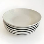 Six Pillivuyt France Porcelain Bowls Pasta Oversized 8.75 White 6 Rimless Coupe. Fixed Price $99.99.