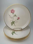 Vintage Homer Laughlin HLC3656 Dinner Luncheon Plates - Pink Rose Gold Rim. Fixed Price $29.95.