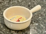 Creuset French Onion Stoneware Soup Bowl With Handle, Dune. Fixed Price $79.95.