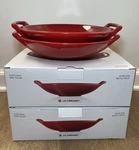 Of "cerise" Le Creuset 8" Stoneware Wok Dish Bowl Nwt 28 Oz Cherry Asian. Fixed Price $155.99.