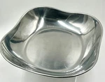 Wilton Armetale Large "boston" Alloy Bowl, Discontinued, Square / Round. Fixed Price $23.52.