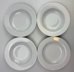 4 Alessi Tendentse Porcelain Bowls By Alessandro Mendini 9" Vg Rare. Fixed Price $139.99.