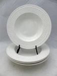 Mikasa Italian Countryside Set/lot Of 4 Rimmed Soup Bowls #DD925 1/2"- Euc. Fixed Price $16.00.