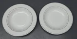 Set Of 2 Lenox Federal Platinum 9" White Bone China Wide Rim Soup Bowls Usa New. Fixed Price $49.96.