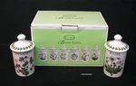Portmeirion Botanic Garden Set Of 6 Herb & Spice Jars - New!!. Fixed Price $64.00.