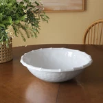 Beatriz Ball Vida Large Salad Bowl White Serving 14". Fixed Price $75.00.