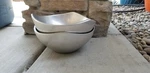 Retro Nambe Tri-corner Qt, 9" Diameter Bowls Model 527 W/ Original Packaging. Fixed Price $99.99.