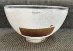 Kosta Boda Bertil Vallien Vintage Satellite Glass Bowl Mcm Danish Modern. Fixed Price $316.14.