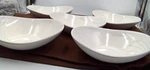 Pfaltzgraff Linea Pasta Bowls Dish 4367963 Stoneware Discontinued White Set Of 5. Fixed Price $224.99.