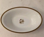 Noritake Goldston 5595 Oval Vegetable Serving Bowl 10.75" X 7" Trim Japan. Fixed Price $25.00.