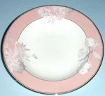 Lenox Marchesa Spring Lark Rim Soup Pasta Bowl Pink Band & Florals 9" New. Fixed Price $24.90.