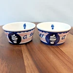 Anthropologie Le Biscuit Ice Cream Bowls Set Of 2 "a Tasty Treat For You Eat". Fixed Price $21.95.