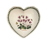 Portmeirion Bontanic Gardn Heart Shaped Ivy Leaved Cyclamen Repandum Dish 8.5 In. Fixed Price $24.99.