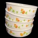 Beautiful Set Of 4 Noritake Progression Happy Days 9069 Coupe Cereal Bowls. Fixed Price $19.99.