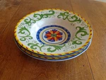 Certified International Joyce Shelton Studios Soup Pasta Bowls Lot Of 2. Fixed Price $29.95.