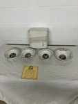 Set Of 4 Vintage Kellogs Ceramic 1/2 Cereal Bowls Made Usa 1996 W/cert.. Fixed Price $10.99.