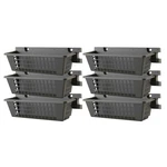 Suncast 6 Pack X 7.25 Inch Resin Basket Accessory For Outdoor Shed, Black. Fixed Price $155.99.