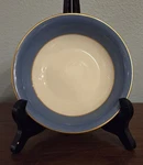 Vintage Lenox Peacock Blue O46D Coupe Cereal Bowls, Special For J.d. Caldwell. Fixed Price $23.00.