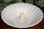 New Whimsical Fluted Bowl Sweet Chick Message Ceramic Grasslands Road Lapin Nib. Fixed Price $15.11.