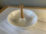 Ciroa Bwhite Salad Fruit Bowl,porcelain Dishwasher, Microwave Oven Safe. Fixed Price $25.87.