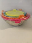 Alpine Cuisine 10-PIECE Glass Bowl Set Of 5 With Lids Sealed. Fixed Price $13.95.