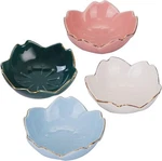 Vanenjoy Set Of 4 Ceramic Seasoning Dishes Sushi Dipping Bowl, Pink. Fixed Price $19.26.