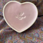 Pfaltzgraff Pink Heart Shaped Dish Jewelry Trinket Tray Ceramic Made Usa. Fixed Price $22.00.