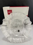 Mikasa Holiday Classics Crystal Bowl 10.5" SA520/259 Etched Winter Scene Nib. Fixed Price $17.99.