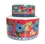 The Pioneer Woman Dazzling Dahlias Stoneware Nesting Bowl Set Floral Farmhouse. Fixed Price $32.99.