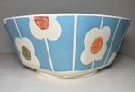 Orla Kiely For Target Serving Bowl (modern Family) 2009 Blue Flowers 9.5X9.5X5. Fixed Price $24.99.