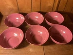 Rubbermaid Bowls Mauve Set 6 Vintage Kitchenware Diameter #3897. Fixed Price $39.99.