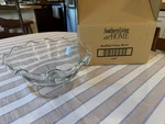 Southern Living At Home Clear Ruffled Glass Pedestal Compote Bowl 41007. Fixed Price $20.00.