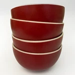 Set Of 4, Gibson Home Rockabye Melamine Coupe Shape Cereal Bowl, 6 In. Diameter. Fixed Price $17.95.