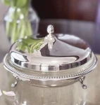 Sheffield Silver Co. Vintage Plate #1122 3-PC Divided Buffet Serving Dish. Fixed Price $99.97.