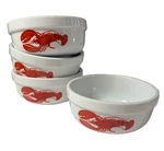 Danesco Inc, Canada, Set Of 4 Lobster Bisque Ceramic Bowls. Fixed Price $35.00.