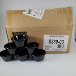 Carlisle S280-03 Melamine Smooth Ramekin, Oz Capacity, Black Case Of 48 NS280. Fixed Price $59.95.