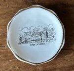 Vintage Ripon Cathedral Bone China Trinket Dish Made England Gold Trim. Fixed Price $16.95.