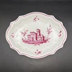 Richard Ginori 1735 Italy Plate Small Trinket Dish Pink Castle GIN91. Fixed Price $25.00.