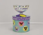 Lolita "eating For Two" Pregnancy Themed Adorable Glass Ice Cream Dish (2004). Fixed Price $29.95.