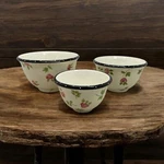 Vintage Gibson Elite Claire Murray Nesting Bowls Serving Mixing Set Of 3 Cottage. Fixed Price $99.97.