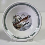 Portmeirion Birds Of Britain Rim Cereal Bowl Green Band Bearded Tit. Fixed Price $24.99.