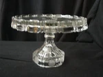 Coin Glass Cake Stand #1372 Fostoria Company Circa 1958-1982.. Fixed Price $45.00.
