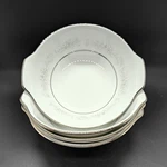 Noritake China Cumberland 2225 Lugged Cereal Bowls Set Of 4 Chips Cracks.. Fixed Price $22.99.